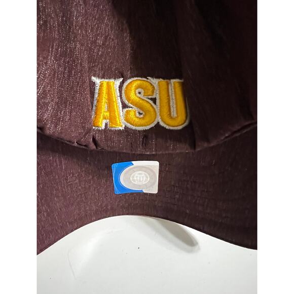 New Zephyr ASU Maroon/Gold Stretch M/L Sports Cap - Picture 4 of 4
